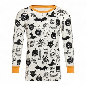 Little Sleepies Bamboo Halloween Long Sleeve Shirt Size 5/6